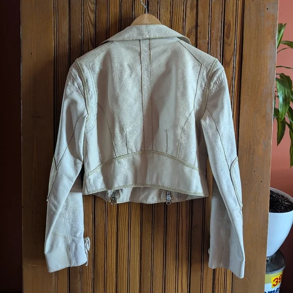 Women's Beige Rudsak Jacket - Picture 3 of 4